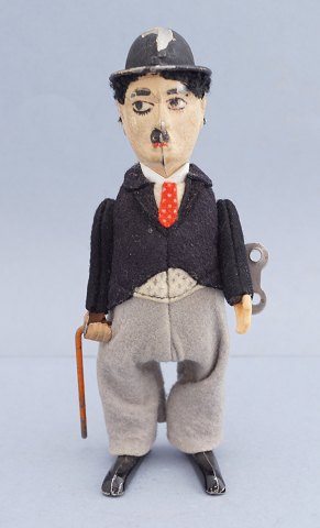 Mechanical figure of Charlie Chaplin made of Schuco