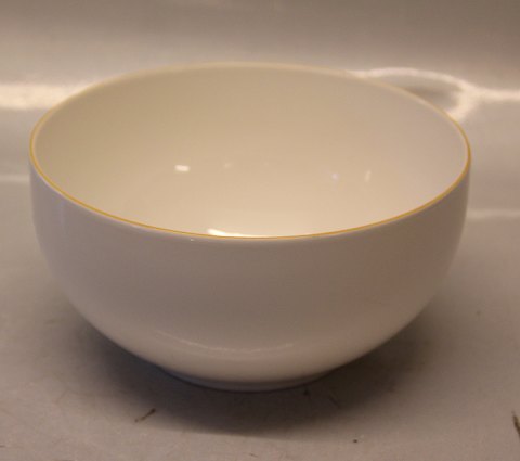 3089 Salad bowl 8.8 x 17 cm (576) Royal Copenhagen faience Yellow top or yellow 
line -4 ALL Seasons 
