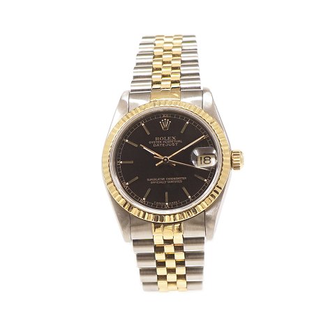 Rolex Oyster Perpetual Datejust. Stahl. Ref. 
68273. Wird mit Box, Zertifikat und Quittung 
geliefert. D: 31mm