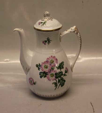 Chrysanthemum Okseøje B&G porcelæn 091 a Stor kaffekande  26 cm 1 l