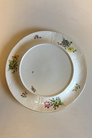 Bing & Grondahl Saxon Flower, White Saucer for Tureen