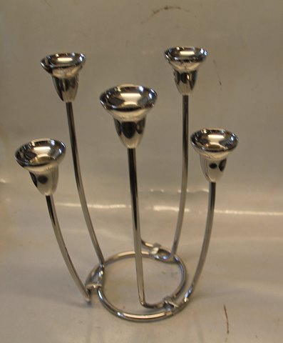 Georg Jensen Swing six arms candlestick 32 cm Stainless steel -