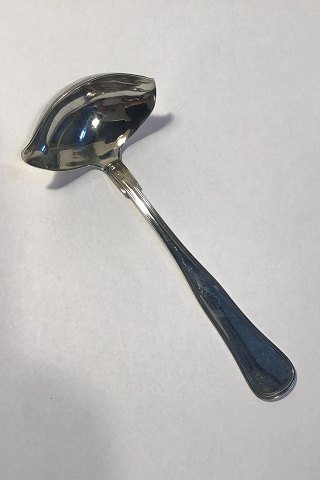 Dobbeltriflet/Old Danish Silver Sauce Ladle Cohr