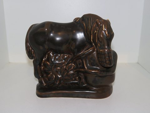 Bing & Grondahl art pottery figurine
Horse and man