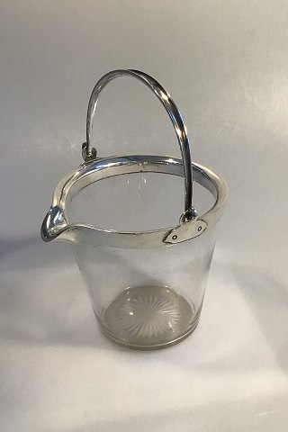 English Ice bucket with Sterling Silver mountings