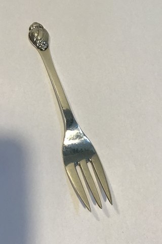 Evald Nielsen Silver Cake Fork No 6