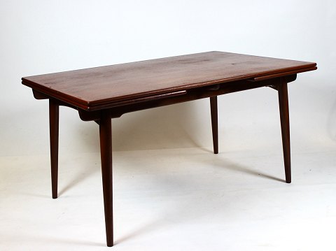 Dining table with extensions in teak by Hans J. Wegner and Andreas Tuck, 1960s.
Great condition
