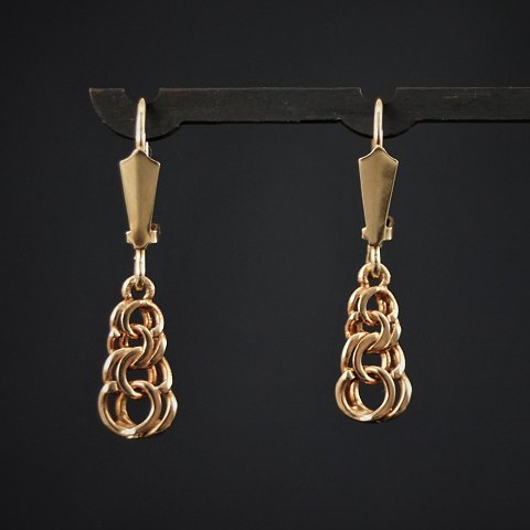 Earrings of 14k gold