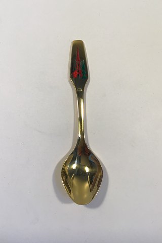 Meka Sterling Silver Gilt Christmas teaspoon 1972.