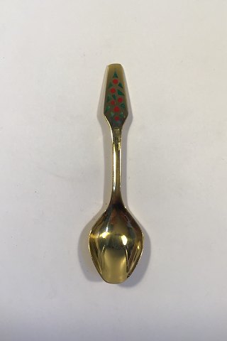 Meka Sterling Silver Gilt Christmas teaspoon 1976.