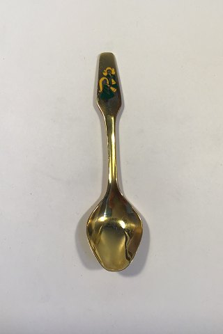 Meka Sterling Silver Gilt Christmas teaspoon 1977.