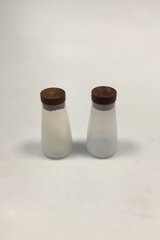 Kastrup Glassworks Opaline Salt and Pepper Shakers