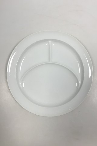 Royal Copenhagen White Pot Grill Plate/Fondue Plate No 6215