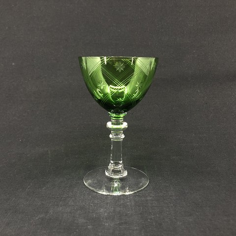 Green Kronborg white wine glass
