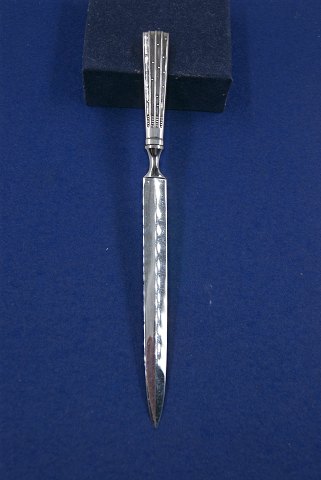 Champagne dänisch Silberbesteck, Papiermesser oder Briefmesser mit Stahl 19,5cm