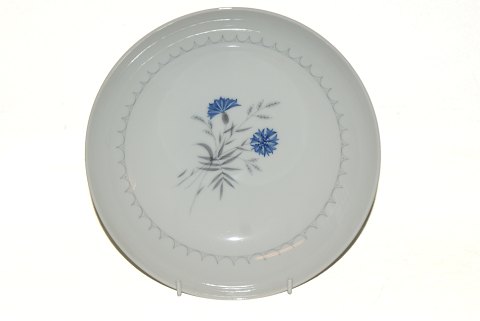 Bing & Grøndahl Demeter Hvid  (Kornblomst),
Dyb Middagstallerken
Dek. nr. 22
Diameter 21 cm.