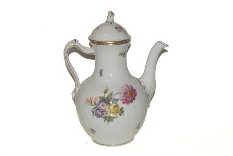 Royal Copenhagen Saxon Flower, coffee pot