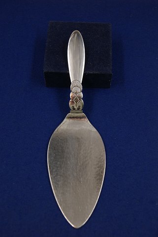 Cactus Georg Jensen dänisch Silberbesteck, grosser Servierheber 21,5cm ganz aus Silber