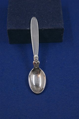 Cactus Georg Jensen Danish sterling silver flatware, tea spoons 12.3cms