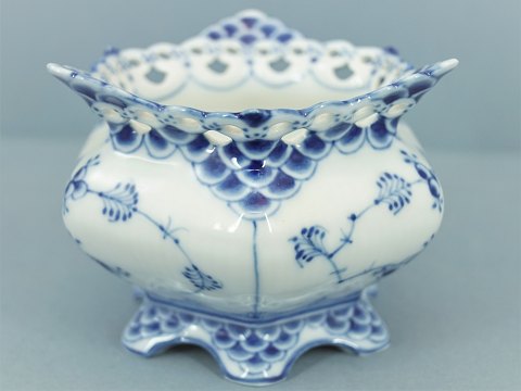 Royal Copenhagen, blue fluted full lace; A sugar bowl of porcelain #1112