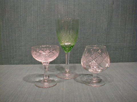 Antik glassware by Lyngby ...