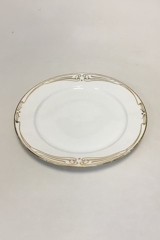 Royal Copenhagen Patttern No 117 Art Nouveau with Gold decoration Lunch Plate