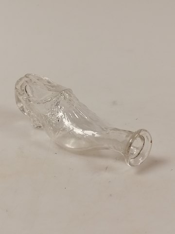 Figure bottle in the shape of a shoe Kastrup 
Glasværk 1886