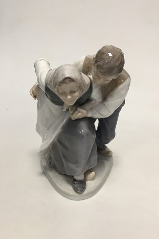 Royal Copenhagen Figurine of Dancing Farm couple no 1326