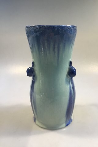 Royal Copenhagen Crystalline vase by Valdemar Engelhardt with 3 Snails No. B314
