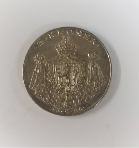 Norge. Jubilæums sølv 2 kr 1906. Diameter 31 mm