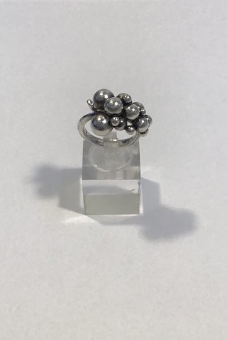 Georg Jensen Sterling Silver Moonlight Grapes ring