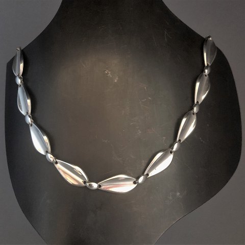 Hermann Siersbøl; Necklace of sterling silver 1960-70