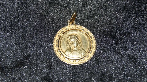 Elegant Pendant Virgin Mary 18 Carat Gold