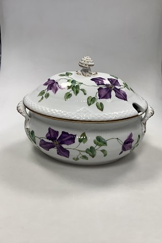 Royal Copenhagen Fluted Half Lace Art Nouveau Flower Large Tureen