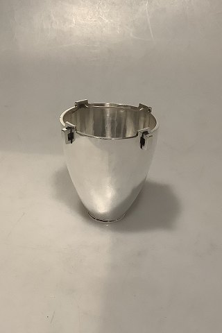 Hans Hansen Sterling Silver Vase by Karl Gustav Hansen 1988 No 9/100