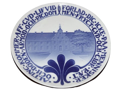 Bing & Grondahl  commemorative plate from 1909
Herlufsholm Boarding School