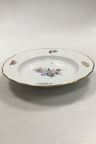 Royal Copenhagen Saxon Flower Light Deep Plate No 493/1620