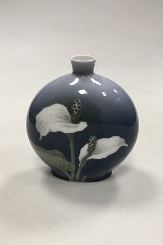 Royal Copenhagen Art Nouveau Vase decorated with Sphathiphyllum No 271/209B