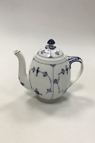 Royal Copenhagen Rare Blue Fluted Small Tea Pot No 374