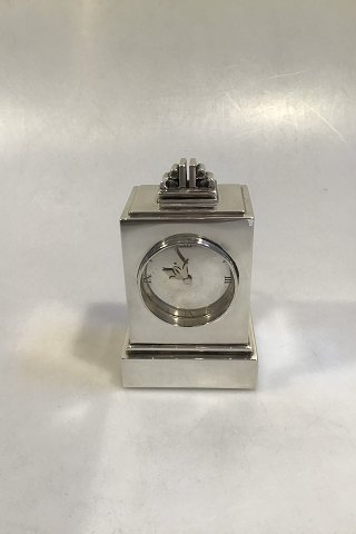 Georg Jensen Sterling Silver Acorn Table Clock