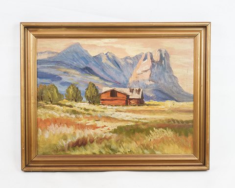 Oil painting, painted on wooden board, 1930
Great condition
