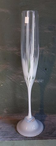 Tall slim art glass from Holmegaard Glasswork