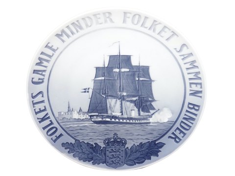 Royal Copenhagen commemorative plate from 1926
The Frigate Jylland