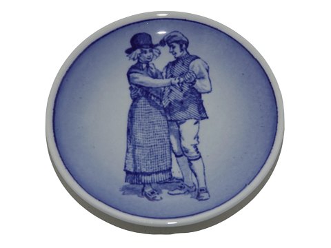 Royal Copenhagen miniature plate 
Dancing couple Holstebro