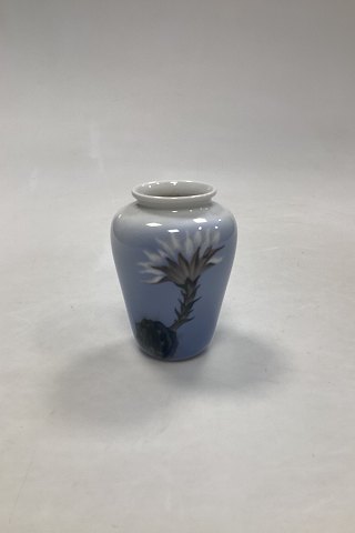 Royal Copenhagen Art Nouveau Vase with Cactus No 2672/1740