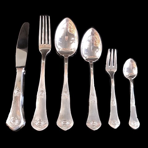 Rosen silver cutlery, complete for 12 persons, 82 pieces
