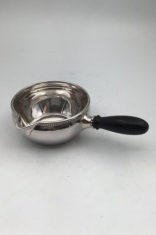 Georg Jensen Sterling Sølv Flødekande No. 55A (Træhåndtag)