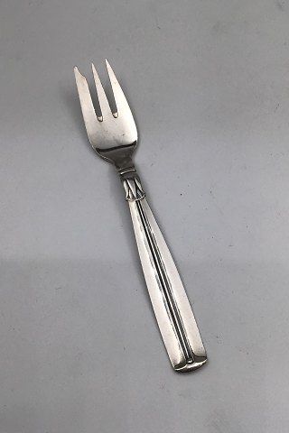 Horsens Sølv Silver Lotus Pastry Fork