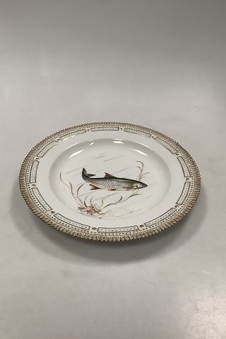 Royal Copenhagen Private Painted Flora Danica Fish Plate No 3549