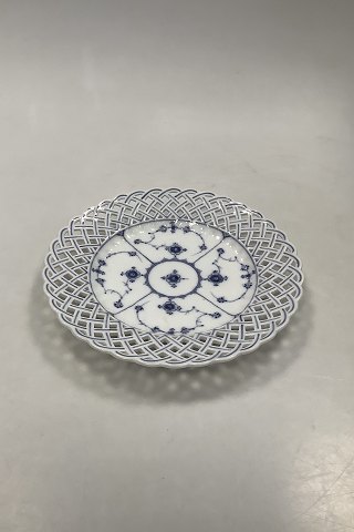 Royal Copenhagen Blue Fluted Full Lace Open Lace Plate